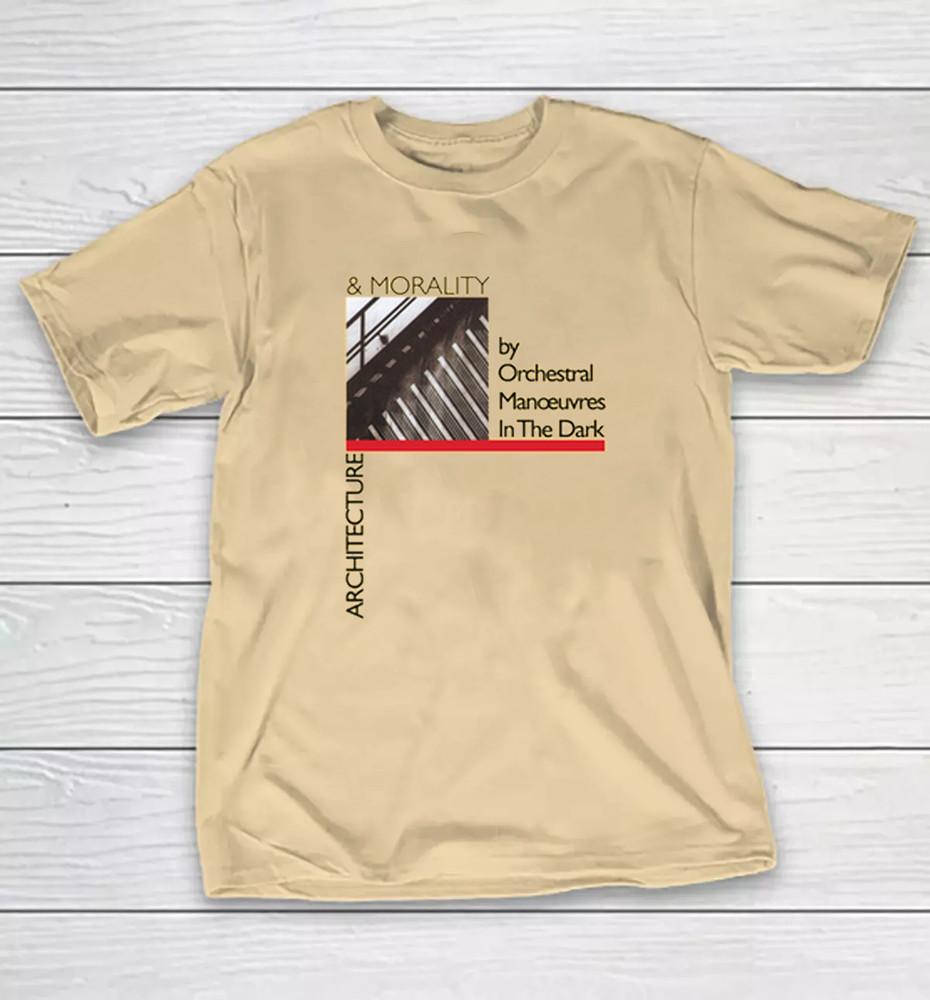 ARCHITECTURE & MORALITY Orchestral Manoeuvres in the Dark Футболка Все размеры AR133 Унисекс Футболка XL