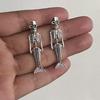 European & American Gothic Mermaid Skull Earrings for Halloween