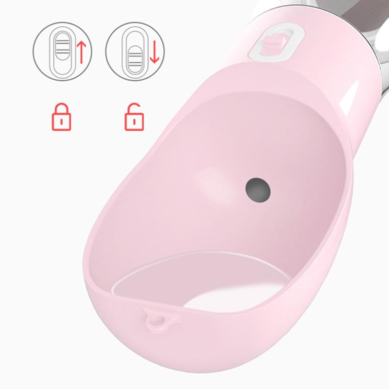 2 In 1 Pet Dog Water Bottle Cat Food Dispenser Portable Multifunctional Drinking Bowl For Small Large Dogs Travel Puppy Supplies