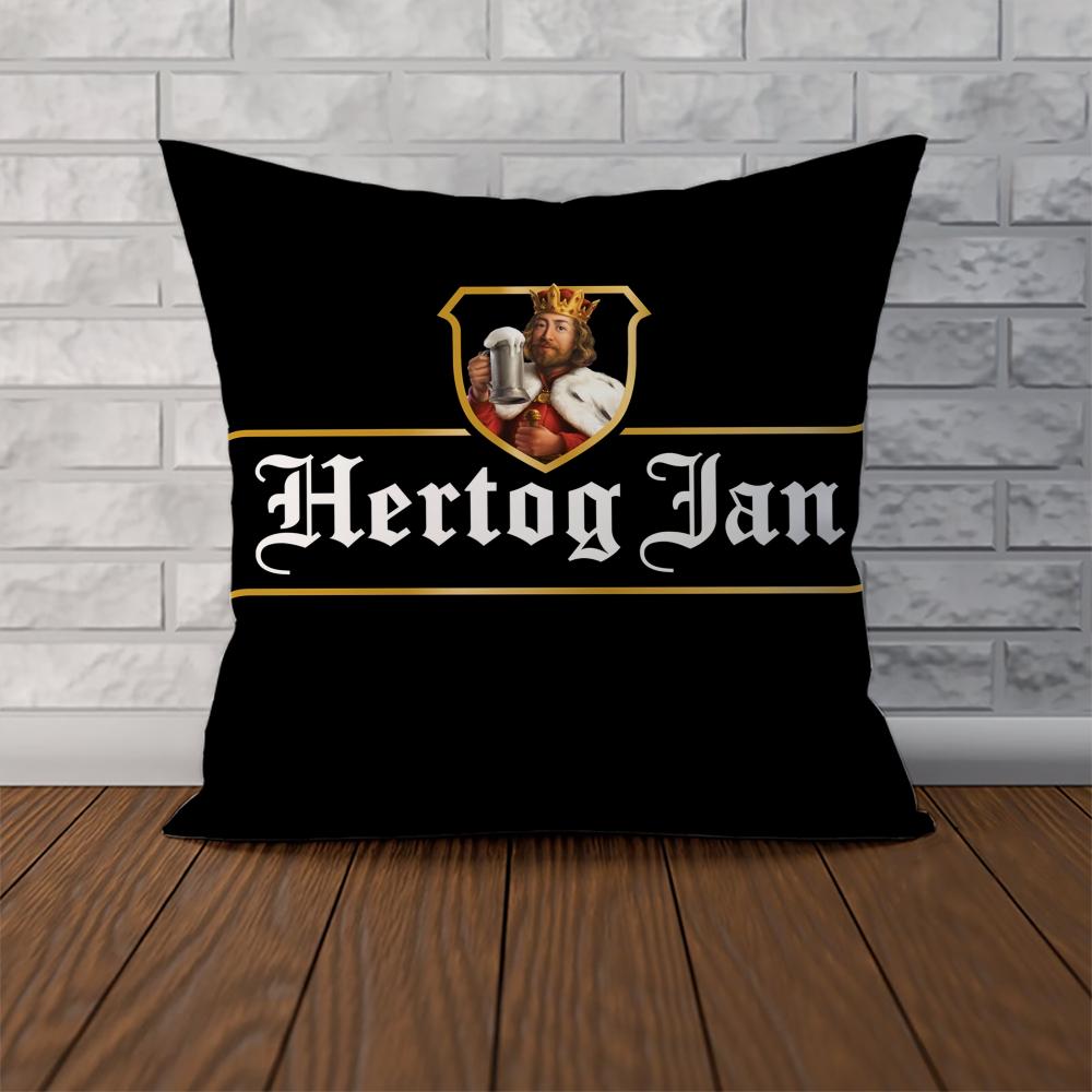 HHertog JJan Pillow Case For Car Sofa Decorative Home Doublesided Print Plush Square Throw Pillow Cushion Cover