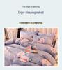 Thickened Brushed Pure Cotton Autumn/Winter Bedding Set - All-Season Universal (Four-Piece & Three-Piece Options)