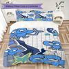 BFDI Pattern Bedding,Quilt Set Quilt Cover Pillowcase Home Birthday Gift(1 * Duvet Cover + 2 * Pillowcase, Without Core)_lx