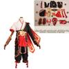 Supernatural Squad General Scarlet Flame Cosplay Costume For Halloween With Polyester Fabric For Anime Fans