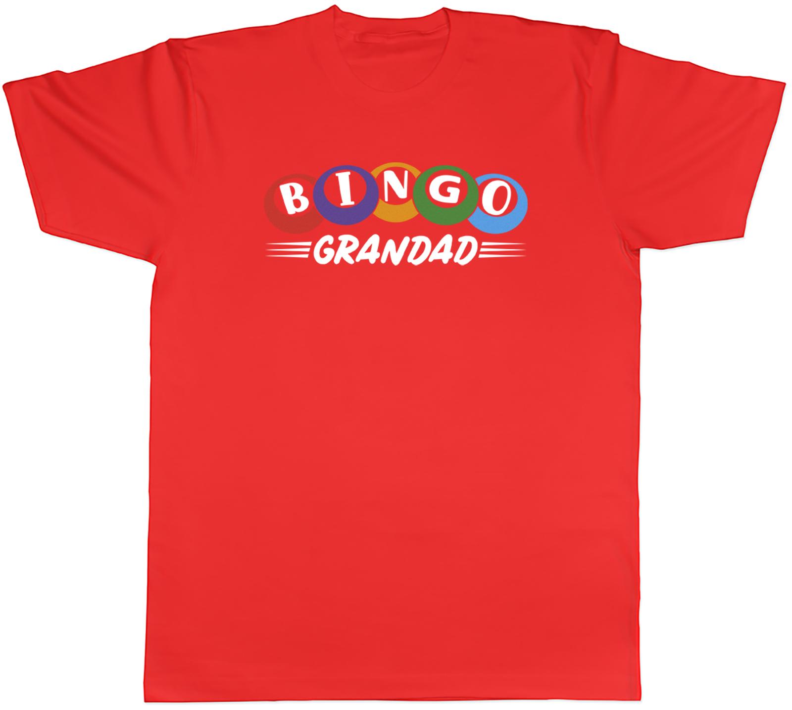 Bingo Grandad Unisexs TShirt Number Card Jackpot Tee Gift S