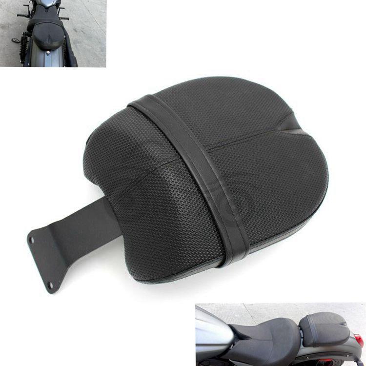 Victory Gunner Motorcycle Rear Leather Seat Cushion & Bag Motorcycle Rear Seat Cushion