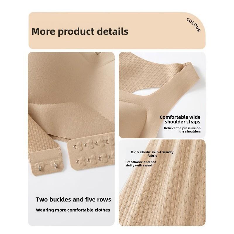 Invisible Posture-correcting Underwear with Front Clasps for Pulling and Gathering To Correct Hunchback. Breathable and Shaping Beauty Back Bra.