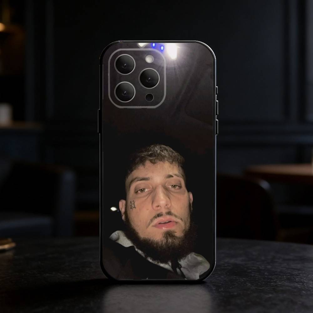 CALIENTE 2025 Jc Reyes JC REYES Tour Funda de Teléfono Para iPhone 17,16,15,14,13,12,11 Plus,Pro,Max,Mini Silicona negra Cubierta Blanda