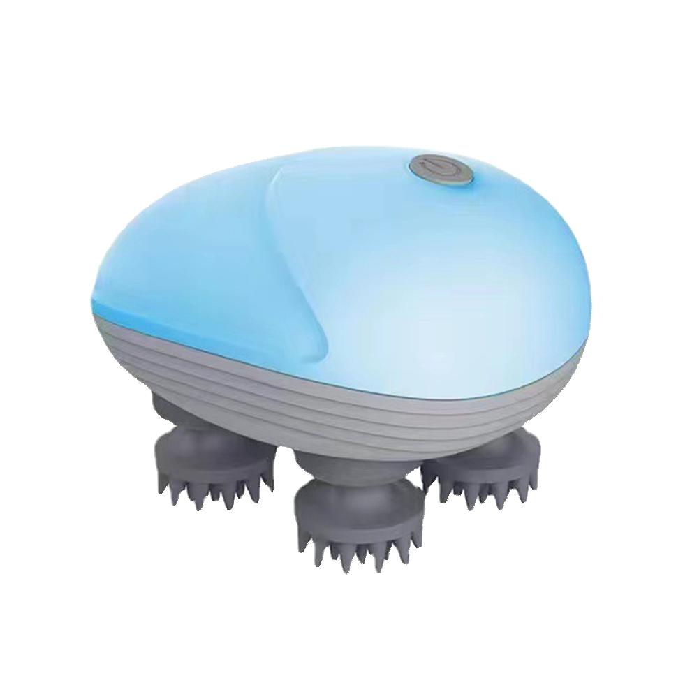 Kopfhaut-Massagegerät Multifunktionales Körper-Kopfhaut-Massagegerät Stressabbau USB-Wiederaufladbar Knetknoten für Kopfhaut Körper