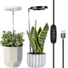 90° Angel Ring Full Spectrum LED Grow Light for Indoor Plants, Dimmable USB with US Plug