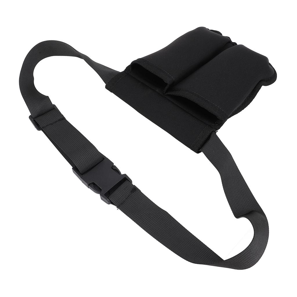 Two Bottles Massage Bottle Bag Adjustable Belt Supplies Professional Lotion Holster for Therapist