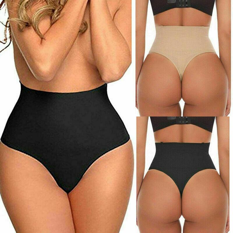 Womens Shaper Body Thong Gstring High Waist Tummy Control Shapewear Invisible