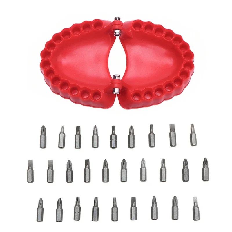 Upgraded Denture Drill Bit Holder For Drill Teeth Model Design Fits 1/4 Inch Hex Bit And Drive Bit Adapter Tools Dropshipping