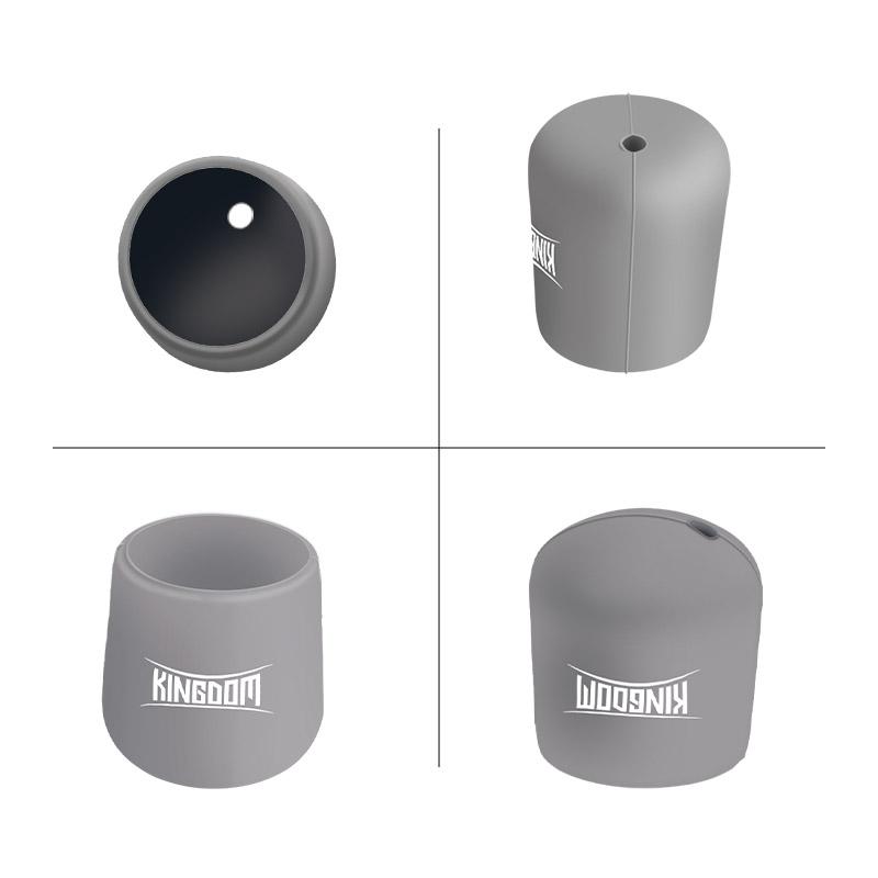 Kingdom 1 Stück Silikon-Köderstangen-Bodenschutzkappe/Angelrute-Griff-Schutzhülle/Silikagel-Köderstangen-Bodenschutz