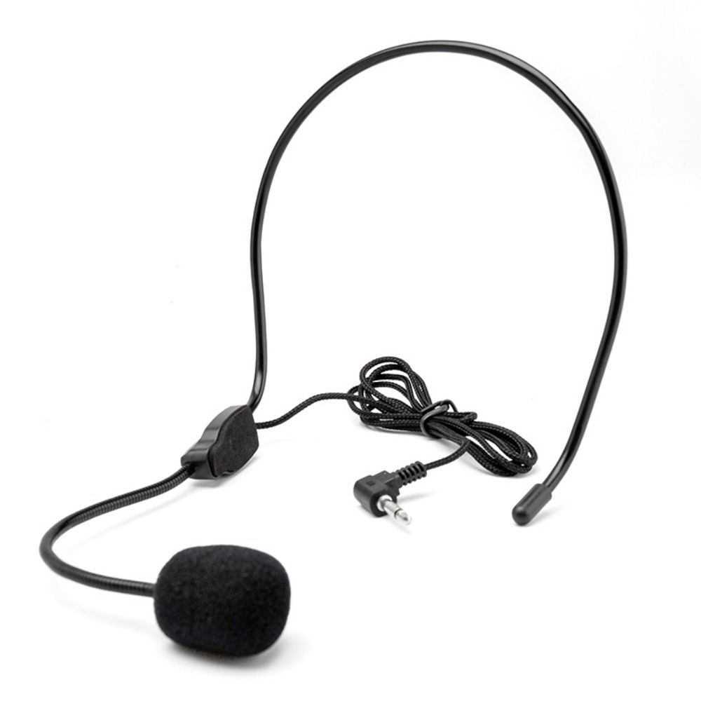 

Portable Wired Microphone Head-mounted Speech Headset Mic New Headset Microphone