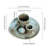 New Ceramic Incense Burner Set - Multi-Functional Home Decor, 4-in-1 Incense Stick & Sage Burner, Palo Santo & Candle Holder