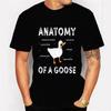 T Shirt for Men Antomy of Goose Print Men Tee Tops Clothes Duck Cartoon Oversized T Shirt Clothing Short Sleeve Tee Shirts Homme
