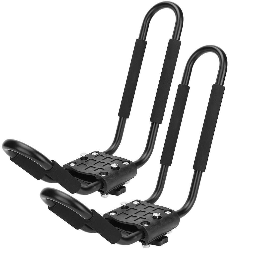 Kayak Bracket, Strong Load Capacity Alloy Kayak Storage Canoe Car Carrier Holder with Fittings Accessory