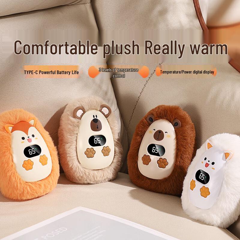 

Junshiqi SW Xinbailu Series Portable Plush Digital Hand Warmer