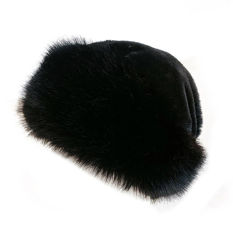Winter Women Warm Ski Faux Fox Fur Bomber Hat Lady Windproof Winter Hats for Women Russian Hat Ushanka