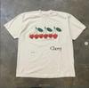 Summer New Fashion Retro T Shirt Fun Fruit Print T-Shirt 100% Cotton Men Short Sleeve T-shirt Casual Women Round Neck Tees Tops