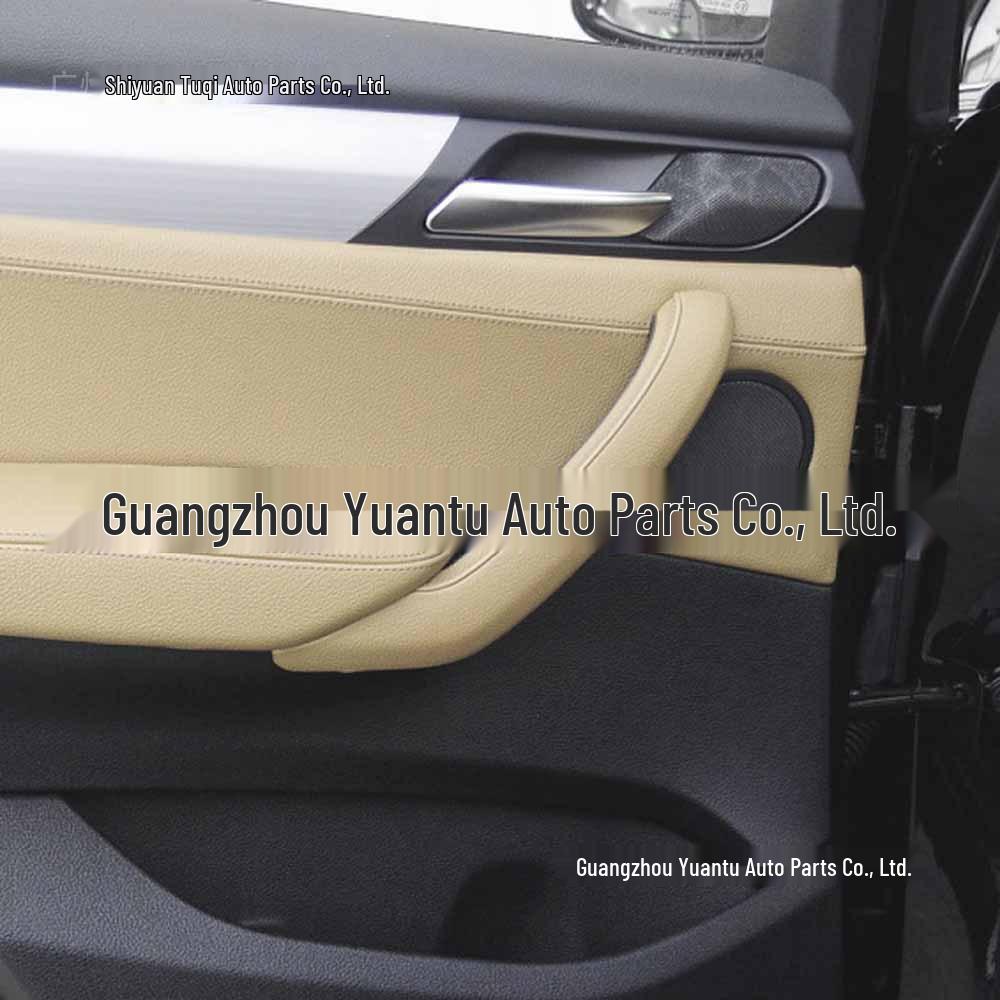 Leather Armrest Cover for BMW X3 X4 F25 F26 LHD Door Interior Panel Handle