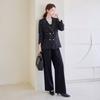 Morris Coming Home Women Tweed Color Block Tailored Long Sleeve Jacket M2602jk