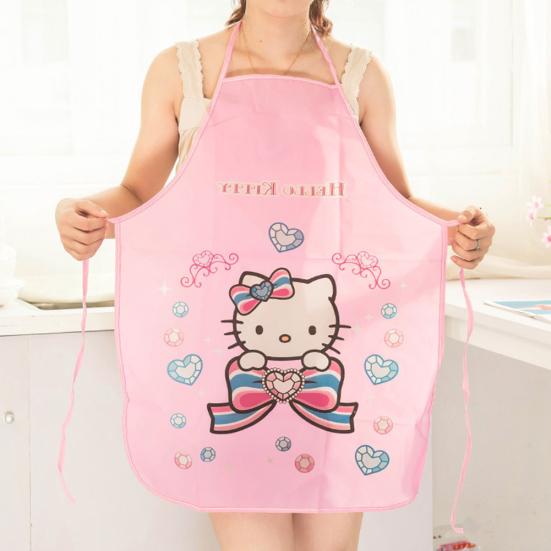 70x50cm süße Küche Kochen Cartoon Tier wasserdichte Schürze Backen ärmellos