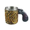 Bullet Stainless Steel Mug Creative Revolver Bullet Cup Shaped Commemorative Gift Bar American Beer Cup
