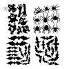 Bathroom And Kitchen Wall Decor Halloween 3D Stickers, Self-adhesive Peel Stick PVC Waterproof Non Residue Stickers Ghost/Bat/Spider Decals