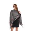 2022 Autumn/Winter Women's V-Neck Rainbow Tassel Cape Sweater