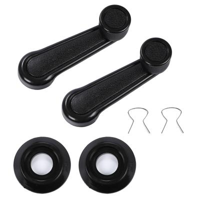 Manetă Regulator Geam Manivelă Ușă, Negru, 2 Bucăți, pentru Suzuki Jimny Every Carry, JB23 SJ30, etc. Compatibil
