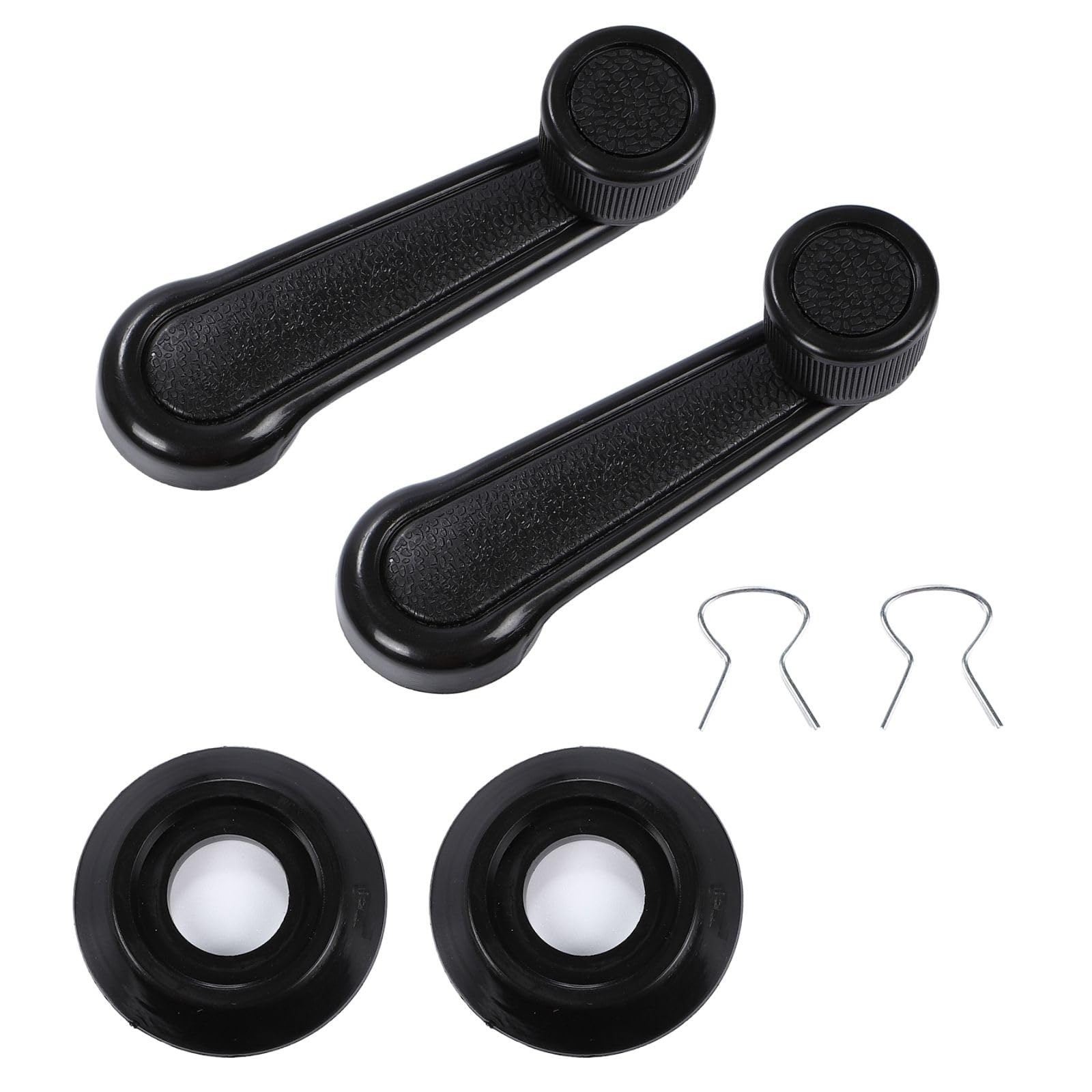 

calm wish Suzuki Jimny Every Carry Crank Window Door Regulator Handle, Black, 2 Pieces, JB23 SJ30, etc. Compatible чёрный