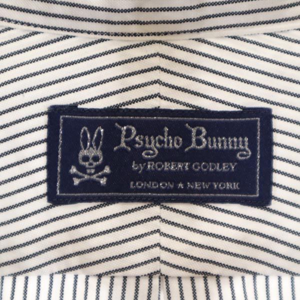 Psycho Bunny made in Japan Striped Pattern Long sleeve Button down shirt Men's Used