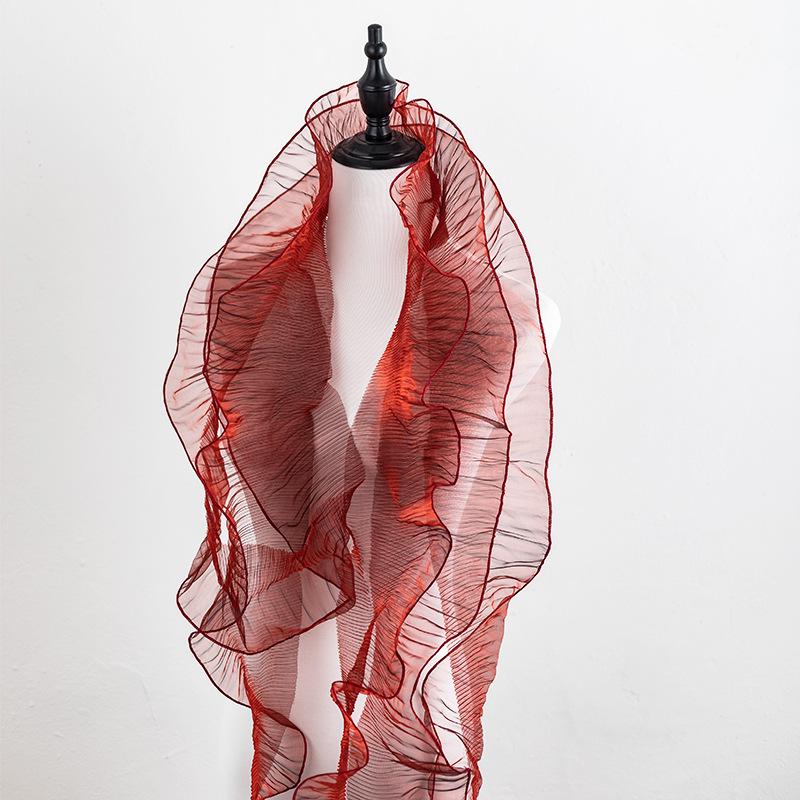 12cm Wide Mermaid Mesh Lace Trim for DIY Clothing: Necklines, Sleeves, Skirts, and Decorations.