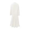 Women's Fashion Casual Retro Large Size Lapel Long Sleeve Shirt Dress Casual Two-piece Set