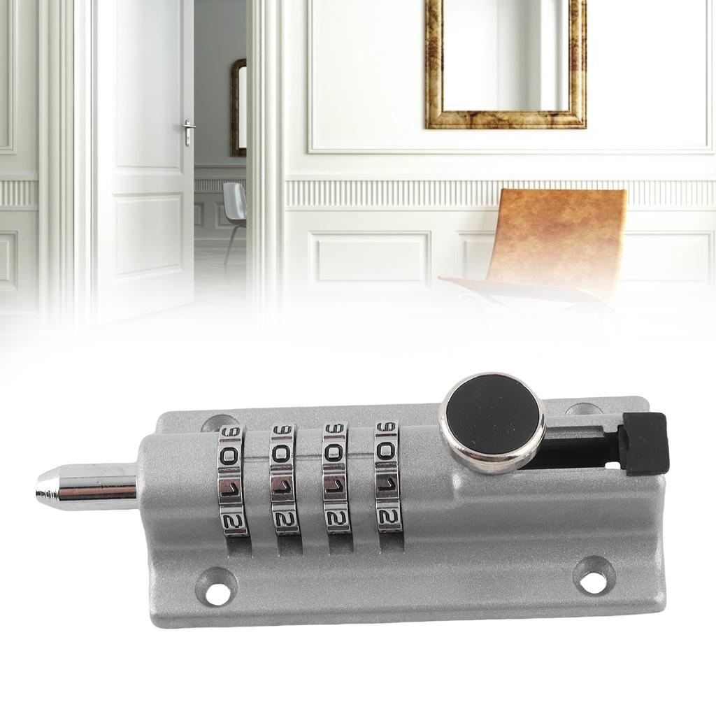 Combination Locking Safe Password Rust Resistant Coating 4 Digit Lock for Pool Gate Fence Farm