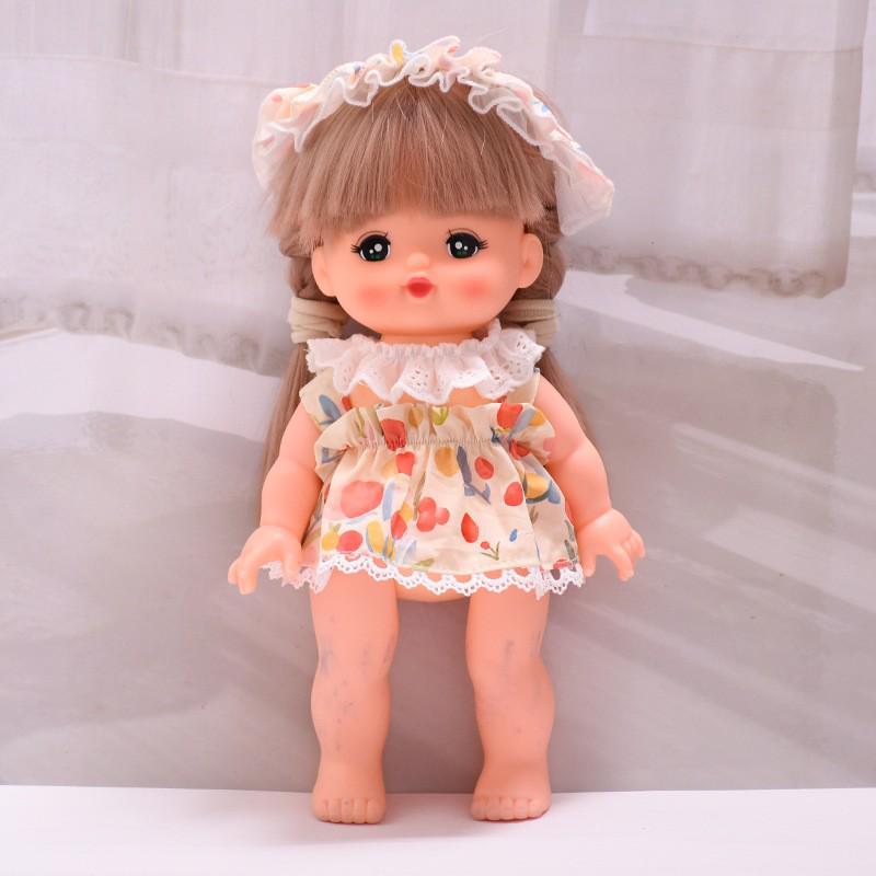 25cm Milu Tang Dynasty Doll Clothing Set - Changeable Top and Overalls