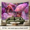 2D Dreamy Pink Forest Fairy Tale Backdrop for Photography & Event Banner
