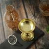 Retro Glass Candle Holder Aromatherapy Heating Holder with Metal Base Aromatherapy Incense Burner for Yoga SPA