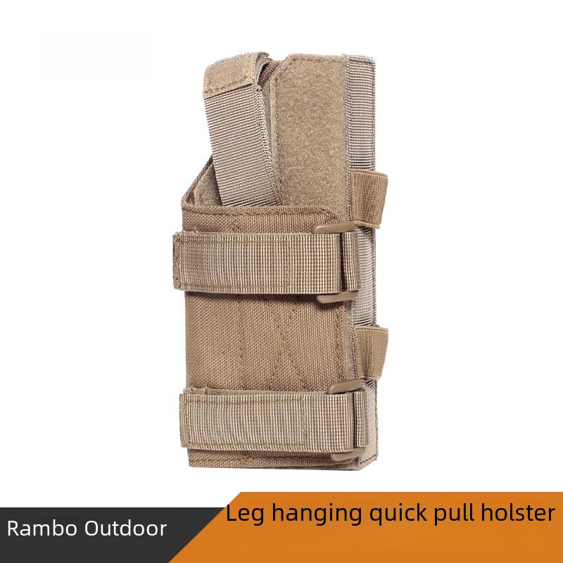 Tactical MOLLE Leg Holster for Outdoor Real-person CS Field Equipment