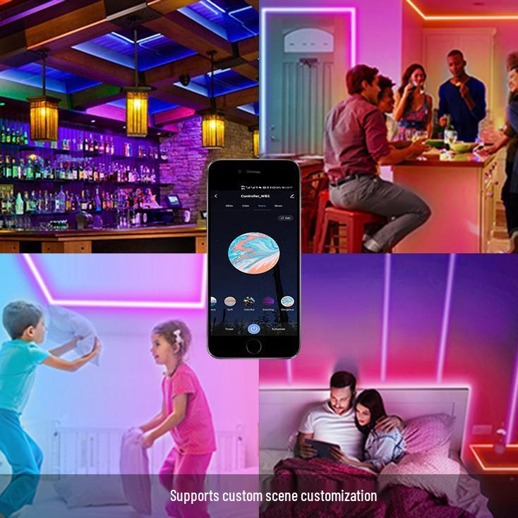 Tuya Smart LED Strip Controller, WiFi+Bluetooth, 5-in-1, 12-24V