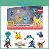 Set de 8 Figurine de Luptă Pokemon Pachet Multiplu Cu Adorabilul Pikachu, Eevee și Wobbuffet Jucării Pentru Colecționari și Fani