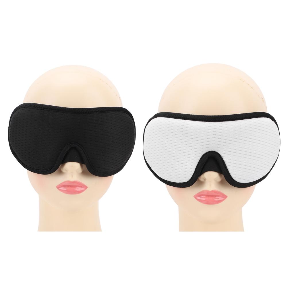 3D Sleep Mask Light Blocking Breathable Lightweight Memory Foam 3D Contoured Cup Eye Mask for Side S