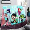 Teen Titans Go Cute Blanket, Lovely Throw for Bedroom Layout, Nice Gift for Cartoon Casual Enthusiasts.chl