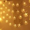 EID Mubarak LED Lights Muslim Moon Star Hanging Pendant Ramadan Kareem Decor for Home 2024 EID Mubarak Islamic Party Supplies