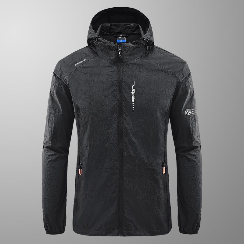 Anti-ultraviolet Windbreaker Quick-drying Jacket Outdoor Sunscreen Thin Hiking Fishing Cycling Hooded Sports Light