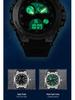 Men's Korean Style Multifunctional Outdoor Sports Luminous Dual Display Electronic Watch