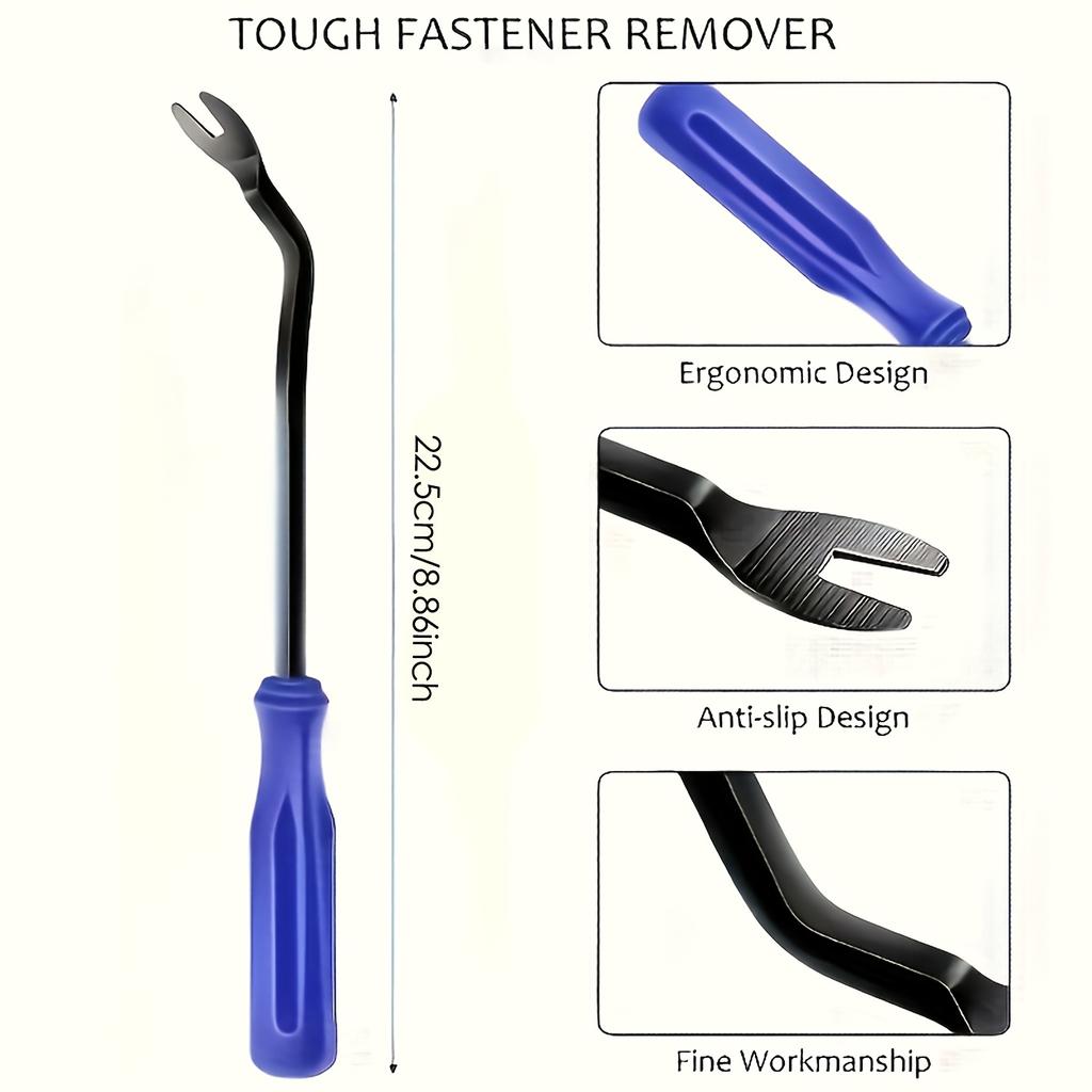 Plastic Car Interior Trim Removal Tool Set: 6pcs, Pry Tool Kit, Fastener Removal Tool, Car Door Panel Clip Tool, Automotive Interior Tools – Battery
