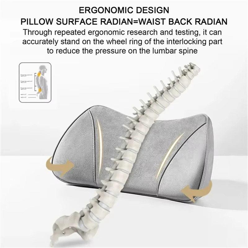 For KIA GT Line Forte Seltos K5 Sportage Ceed Soul Car Seat Memory Foam Lumbar Pillow Cushion Interior Headrest Accessory