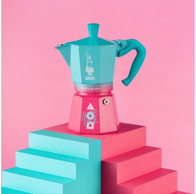 Кофеварка Bialetti Moka Express Squid Game 6 Tassen (5393)